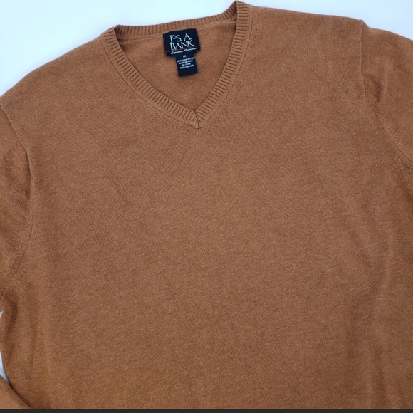 Jos. A. Bank pima cotton V-neck sweater size M - Picture 5 of 11